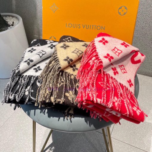 The best Superme super soft and sticky LV Supreme LV co branded scarf Red to Half the Sky ️ px7qmb1w - Image 3