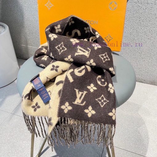 The best Superme super soft and sticky LV Supreme LV co branded scarf Red to Half the Sky ️ px7qmb1w - Image 15
