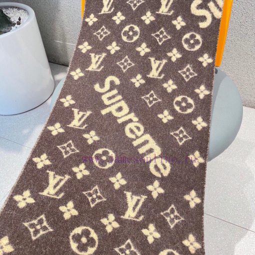 The best Superme super soft and sticky LV Supreme LV co branded scarf Red to Half the Sky ️ px7qmb1w - Image 19