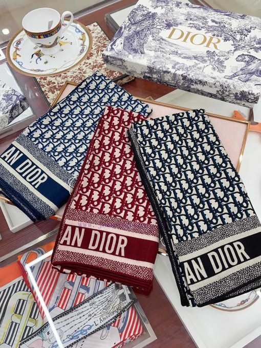 DIOR's latest flagship rolled edge scarf is a perfect match for both vacation and daily wear5j67a65u - Image 3