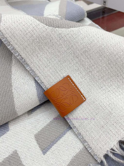 Super recommended LOEWE double-sided scarf, handwritten style LOEWE stamp, the latest look o9pr8ncaw - Image 9