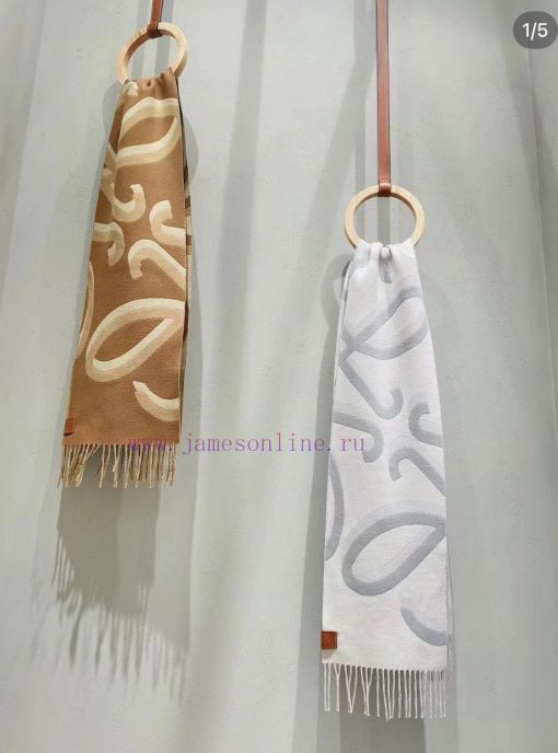 Super recommended LOEWE double-sided scarf, handwritten style LOEWE stamp, the latest look o9pr8ncaw - Image 14