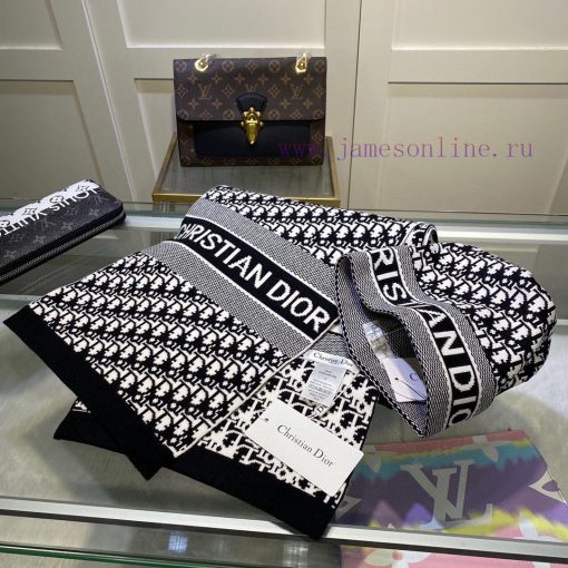 Dior official website synchronizes original single hat scarf set 🤟 Wool and cashmere materia8t6j75i5 - Image 13