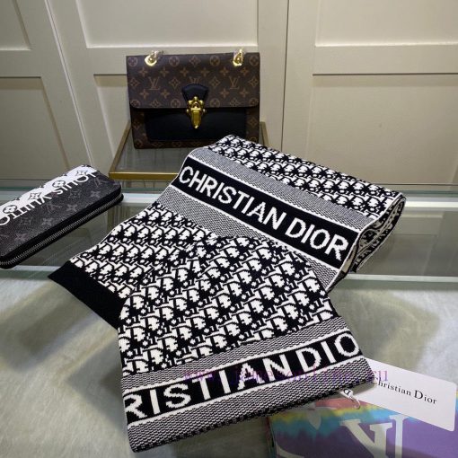 Dior official website synchronizes original single hat scarf set 🤟 Wool and cashmere materia8t6j75i5 - Image 16