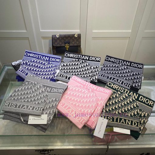 Dior official website synchronizes original single hat scarf set 🤟 Wool and cashmere materia8t6j75i5 - Image 19