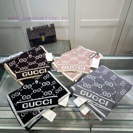 GucciGUCCI Classic Set Hat, Scarf, Cashmere Rabbit Velvet Quality Warm and Super Comfortablej49kwncc - Image 10
