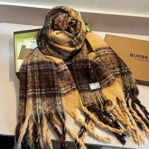 Burberry autumn and winter new scarf, made of premium seahorse fur fabric, with a size of 19yuvts708 - Image 2