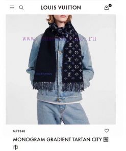 LV2023 new autumn and winter best looking men's and women's cashmere scarf with starry sky l667dhvoz