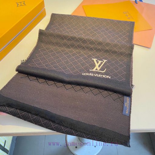 The LV scarf is a great benefit for both men and women, with a super gentle and stylish doub54em4h7d - Image 4