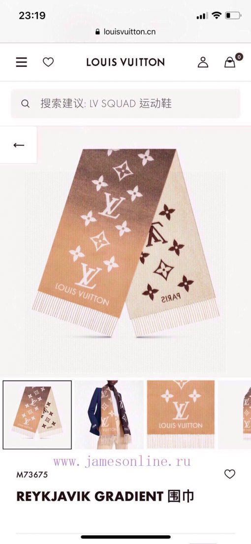 Louis Vuitton REYKJAVIK GRADIENT Gradient Cashmere Scarf ️ Official Website 8500 ️ LV can injs22tekx - Image 4