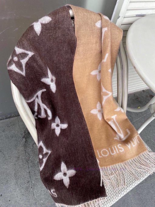 Louis Vuitton REYKJAVIK GRADIENT Gradient Cashmere Scarf ️ Official Website 8500 ️ LV can injs22tekx - Image 6