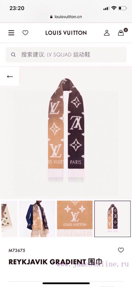 Louis Vuitton REYKJAVIK GRADIENT Gradient Cashmere Scarf ️ Official Website 8500 ️ LV can injs22tekx - Image 12