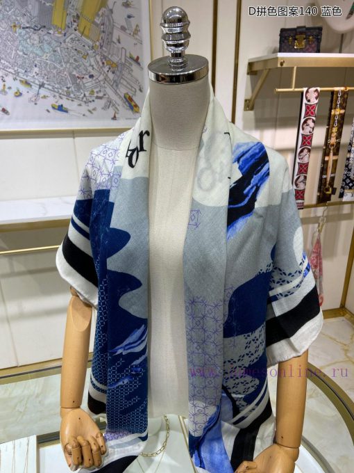 The new D Home D Color blocked Pattern 140 Cashmere Square Scarf is highly recommended for Vzyikn86l - Image 17