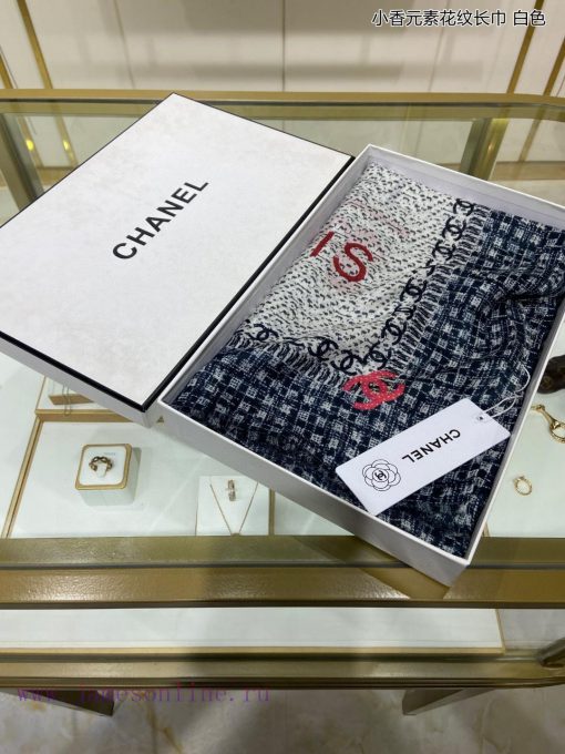 When it comes to Chanel element patterned long scarves and cashmere long scarves for VIP rec6n2vphkk - Image 5