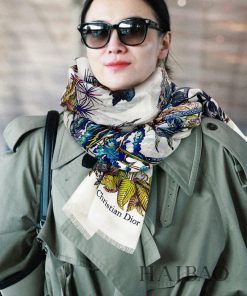 Dior's latest flagship D-star and zoo long scarves, cashmere long scarves, are very easy to ytw9gcao
