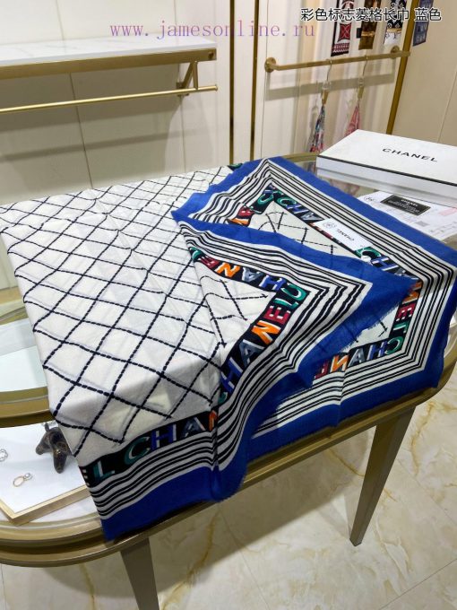 When it comes to the new Xiangjia colored logo diamond grid long scarf and cashmere long scakcfrc9r3 - Image 18