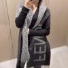 High quality thick Fendi new style, both men's and women's double-sided jacquard scarf, Fendkr19krjq