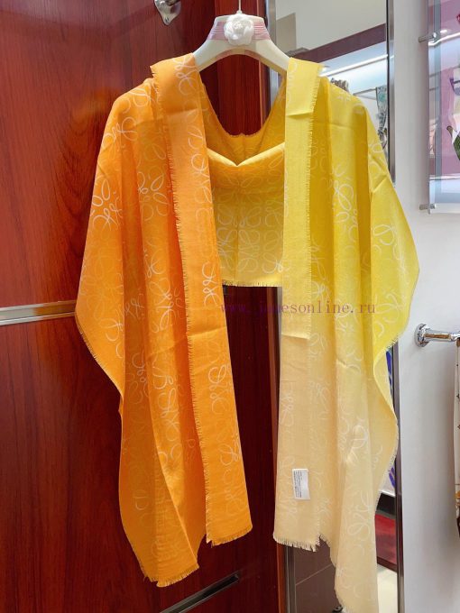 Luoyiwei LW Color Gradient Logo Long Scarf is very lucky to have obtained this brand's produzydqmqr2 - Image 4