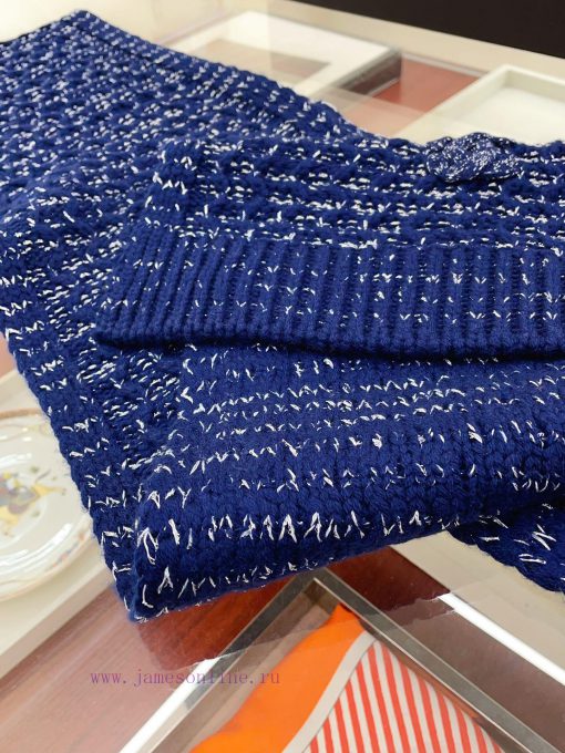 CHANEL 2023 new super heavy 2-piece set for autumn and winter includes a cashmere hat and sc65fd4dkx - Image 6