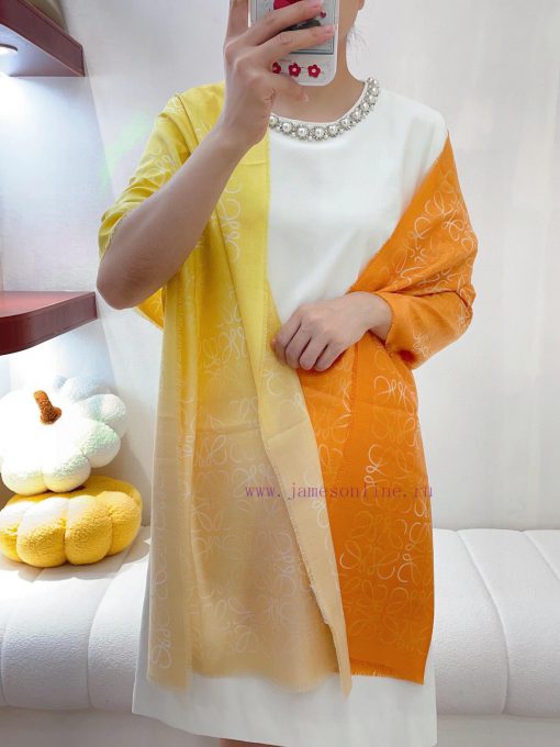 Luoyiwei LW Color Gradient Logo Long Scarf is very lucky to have obtained this brand's produzydqmqr2 - Image 11