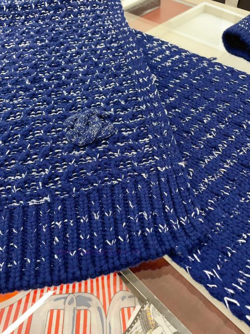 CHANEL 2023 new super heavy 2-piece set for autumn and winter includes a cashmere hat and sc65fd4dkx - Image 14