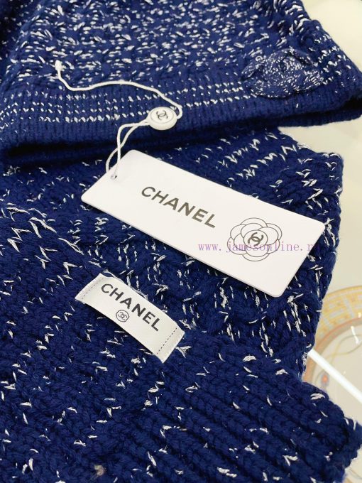 CHANEL 2023 new super heavy 2-piece set for autumn and winter includes a cashmere hat and sc65fd4dkx - Image 17
