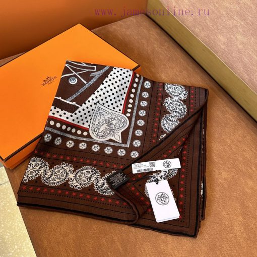 Zouaves and DragonsDesigner Virginie JaminSize and Material: 140cm Cashmere and SilkThe deskhf4i0w7 - Image 11
