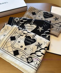 Chanel Chain Leather Bag Pattern Cashmere Long Scarf Recommended High end Love Pure Cashmereauejsi8i