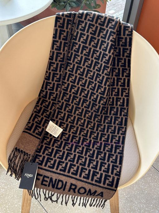 Fendi's most popular scarf this year is being snapped up all over the world. It is a limited5ypzg78t - Image 9