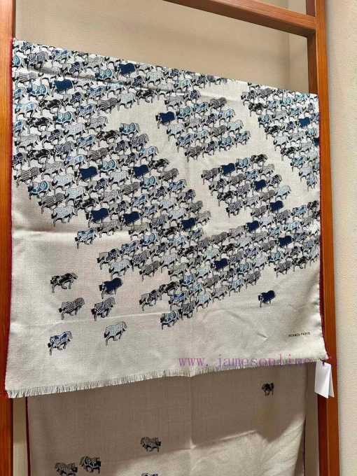 Advanced hemp grayHeavy Attack ️ Highly Recommended 🧱Hermes Velvet Long Scarf High end Doubl1jwj7nu1 - Image 2
