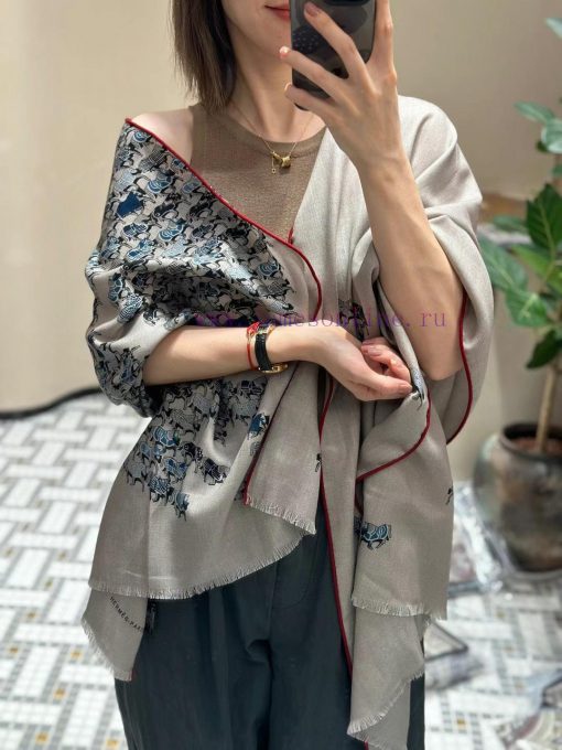 Advanced hemp grayHeavy Attack ️ Highly Recommended 🧱Hermes Velvet Long Scarf High end Doubl1jwj7nu1 - Image 5