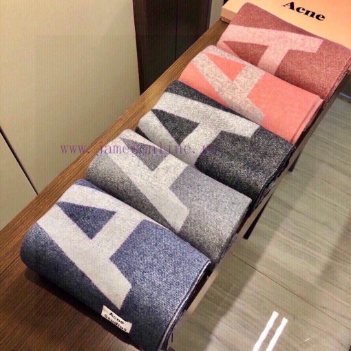 The acne large letter shawl is the hottest item of the year, produced by the original factorxctwcoyw - Image 19