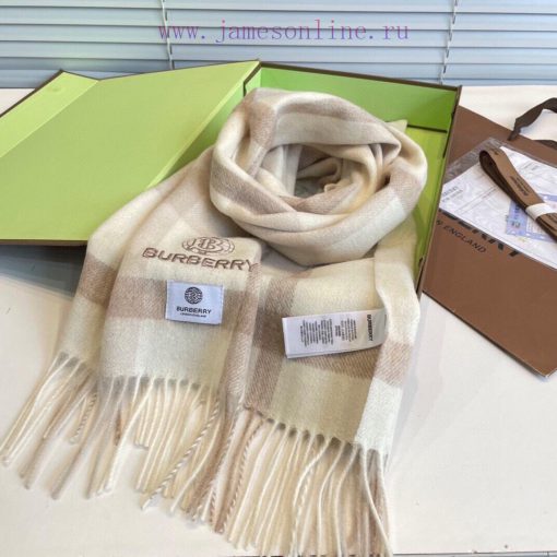 VIP recommends Burberry 2023 Water Ripple Tb Scarf, a top-notch cashmere scarf that is a hit7qlnugh8 - Image 16