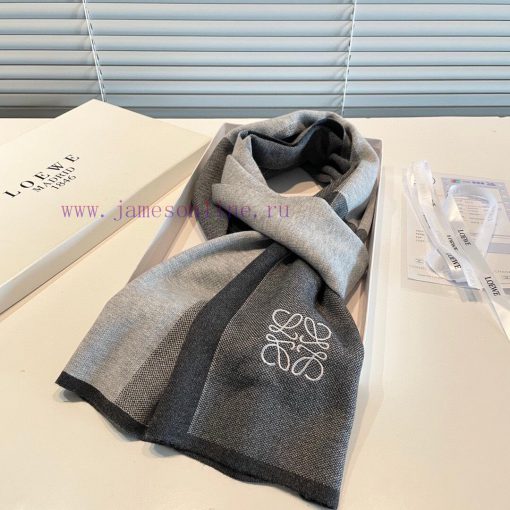 Rare high-end men's clothing, family benefits LOEWE embroidery 🪡 A very nice men's scarf~I lbqw48rau - Image 6