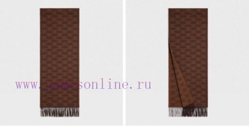 Celine's new CL logo cashmere long scarf for both men and women this year is a double-sided xr4esqzk