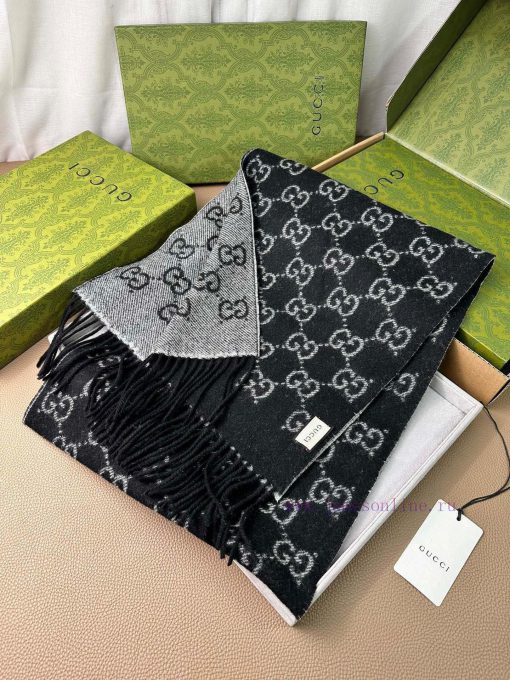 Double 12 Welfare G Men's Business Cashmere Scarf: Highly praised and kept, a rare high-end gne2w332 - Image 5