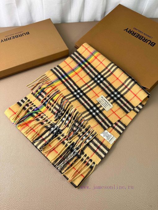 Double 12 Welfare Bu Home Water Wave Pattern Small Grid Pattern Mixed Fleece Scarf - Rainbow8mr7u01t - Image 14