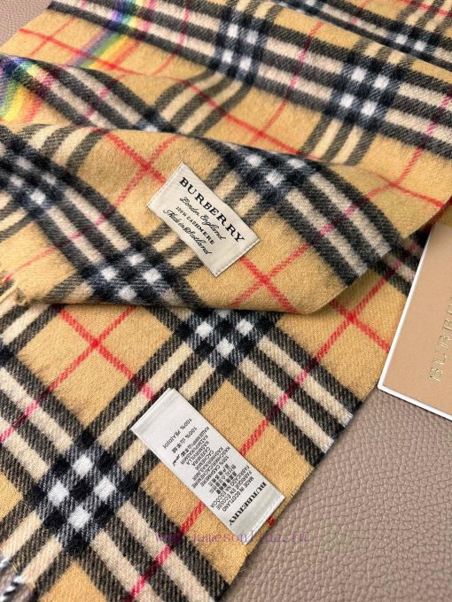 Double 12 Welfare Bu Home Water Wave Pattern Small Grid Pattern Mixed Fleece Scarf - Rainbow8mr7u01t - Image 17