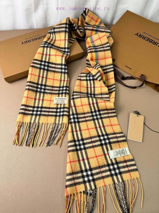 Double 12 Welfare Bu Home Water Wave Pattern Small Grid Pattern Mixed Fleece Scarf - Rainbow8mr7u01t - Image 19