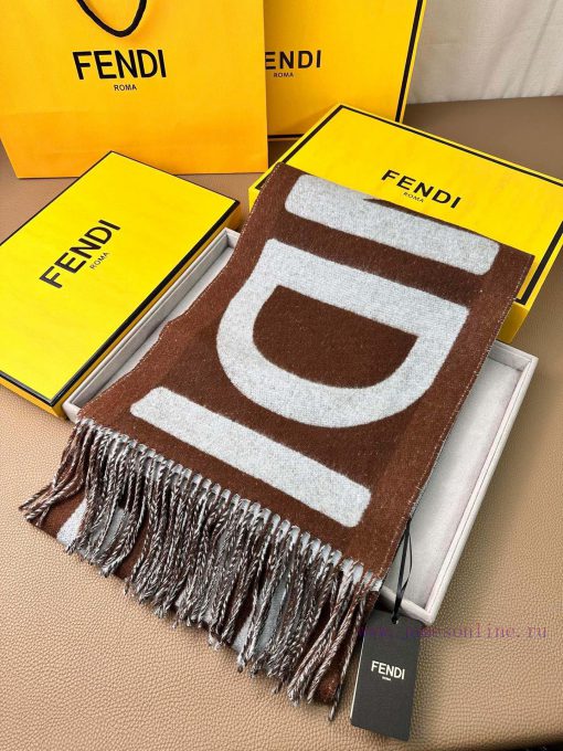 Buy and cherish the men's scarves from FENDI F's Double 12 welfare store - there are really wlf1nbiy - Image 3