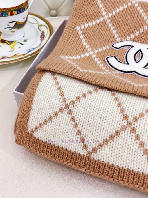 Beautiful! Grandma Xiang's knitting new diamond shaped knitting double-sided long towel is eelksfckq - Image 6