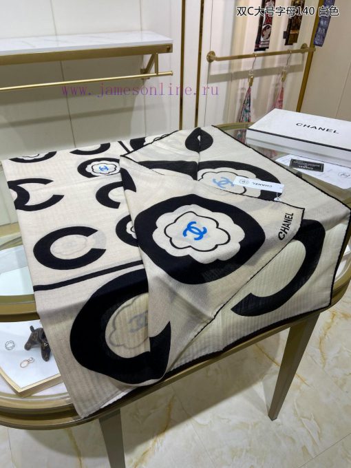 The new Double C Large Letter 140 Cashmere Square Scarf is recommended for VIP customers. Yo7rnwprsa - Image 9