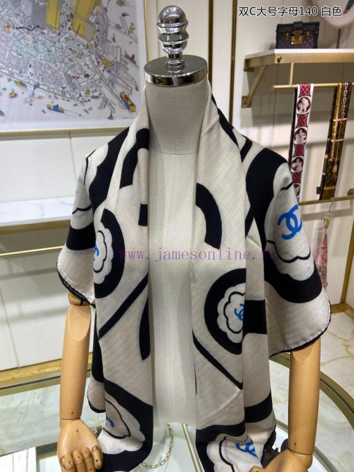 The new Double C Large Letter 140 Cashmere Square Scarf is recommended for VIP customers. Yo7rnwprsa - Image 17