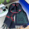 Gucci's new wool scarf is simply designed for winter100% wool, size 190x33cmBoth sides have pef7l14n
