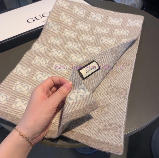 Gucci Original ️ New Gold and Silver Knitted Scarf ️ Low key Luxury ️ Exquisite Soft Elite lf20ibczj - Image 12