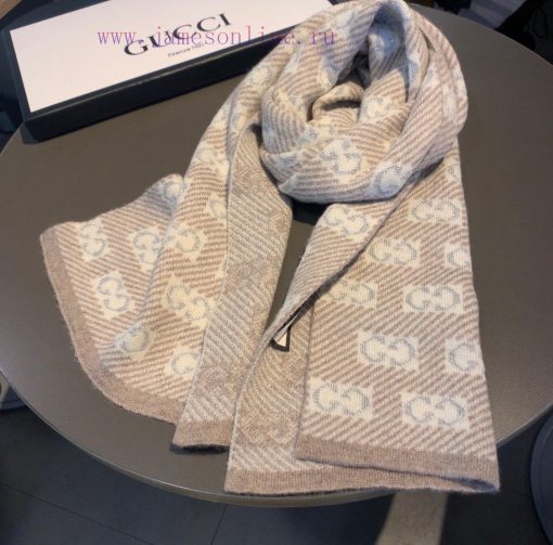 Gucci Original ️ New Gold and Silver Knitted Scarf ️ Low key Luxury ️ Exquisite Soft Elite lf20ibczj - Image 13