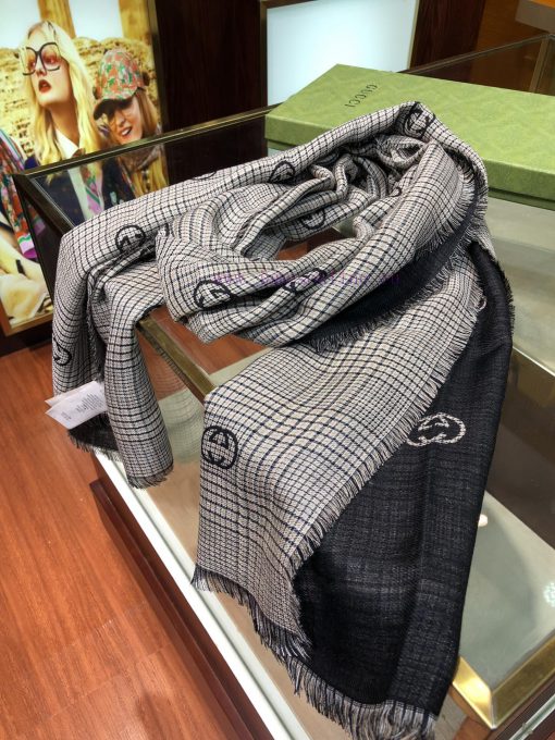 High quality GG grid double-sided long scarf can be used by both men and women, with no prob5v2sehaw - Image 6