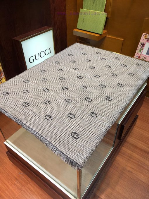 High quality GG grid double-sided long scarf can be used by both men and women, with no prob5v2sehaw - Image 10