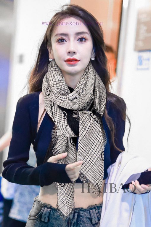 High quality GG grid double-sided long scarf can be used by both men and women, with no prob5v2sehaw - Image 11
