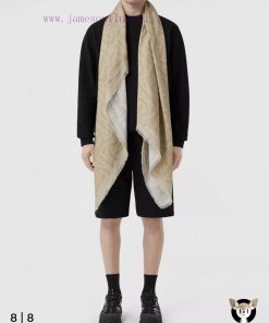 ,  Burberry's lightweight Italian silk and wool blend scarf is decorated with a brand exclusmv5kwx05